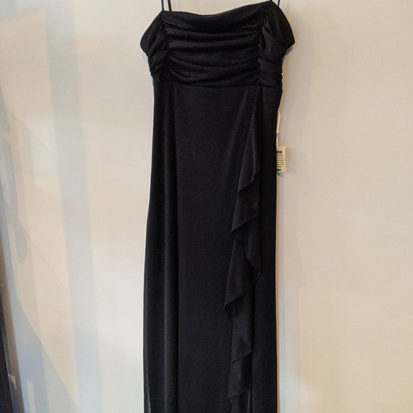 Brand new black strapless dress - Picture 1 of 3